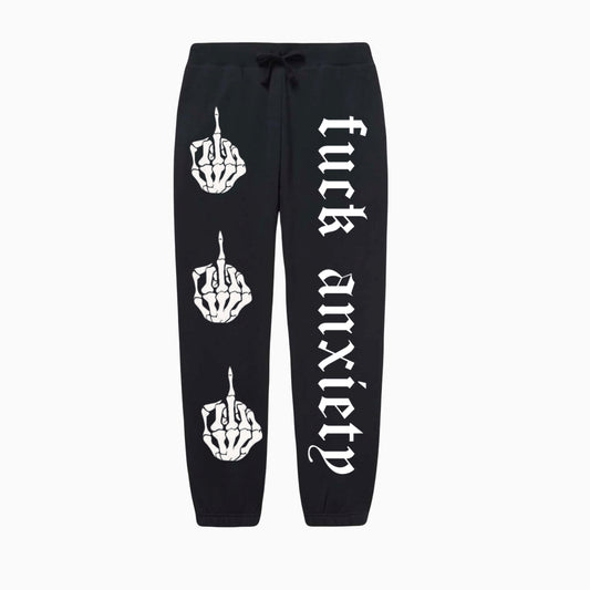 NEW : F*CK Anxiety Joggers